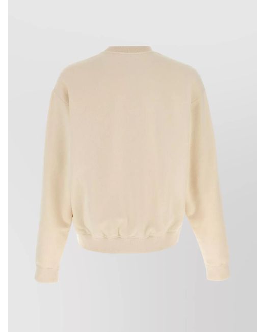 Jil Sander Natural Logo Sweatshirt for men