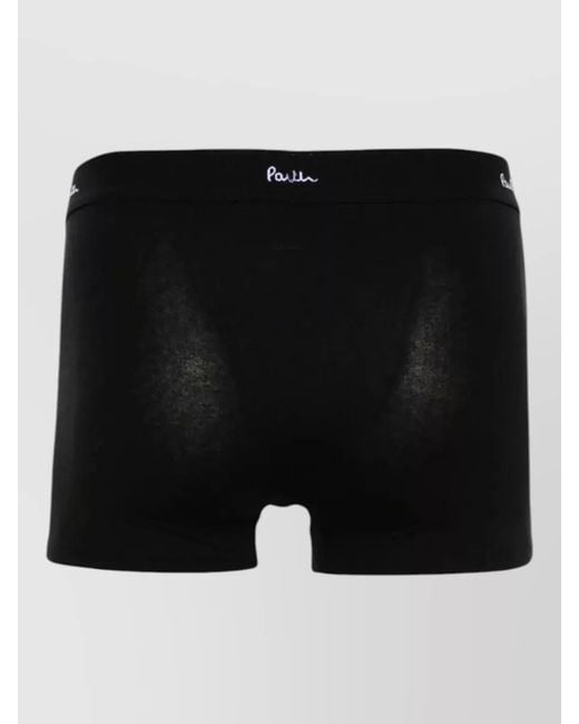 Paul Smith Black Trunk Set Signature Logo Waistband for men