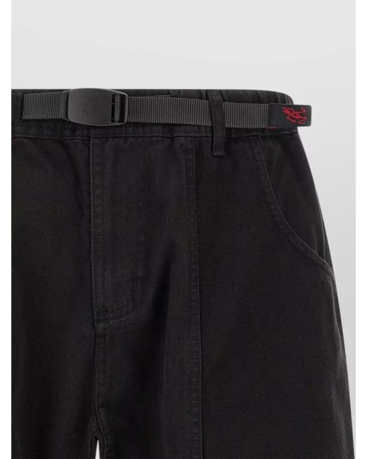 Gramicci Black Gadget Bermuda Shorts Adjustable Belt Pockets for men