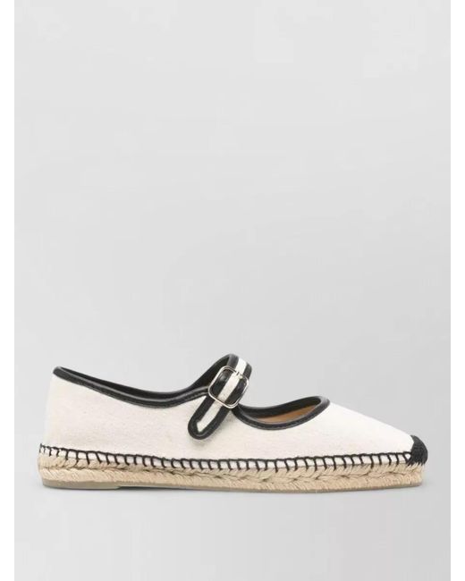 Castaner Multicolor Leather Strap Ballerina Shoes