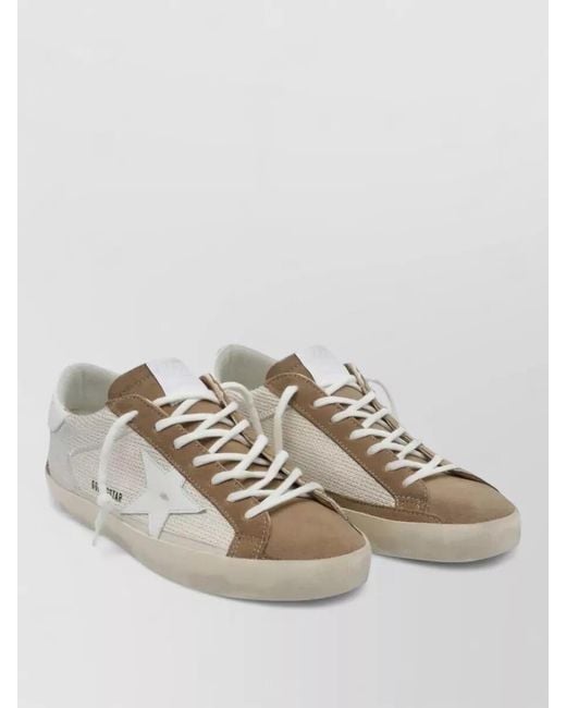 Golden Goose Deluxe Brand Metallic Crochet Low-Top Sneakers for men