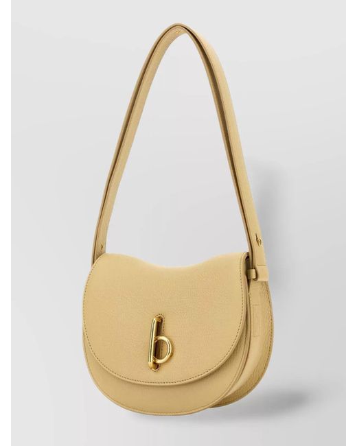 Burberry Natural Rocking Horse Bag Small Leather Shoulder Bag