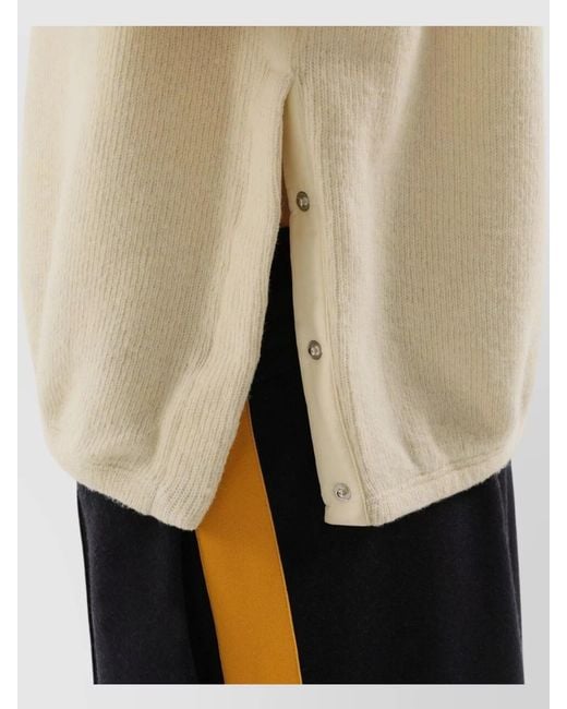 1989 STUDIO Natural Ribbed Sweater for men