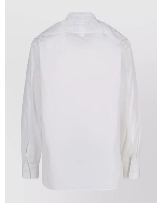 Jil Sander White Cotton Shirt for men