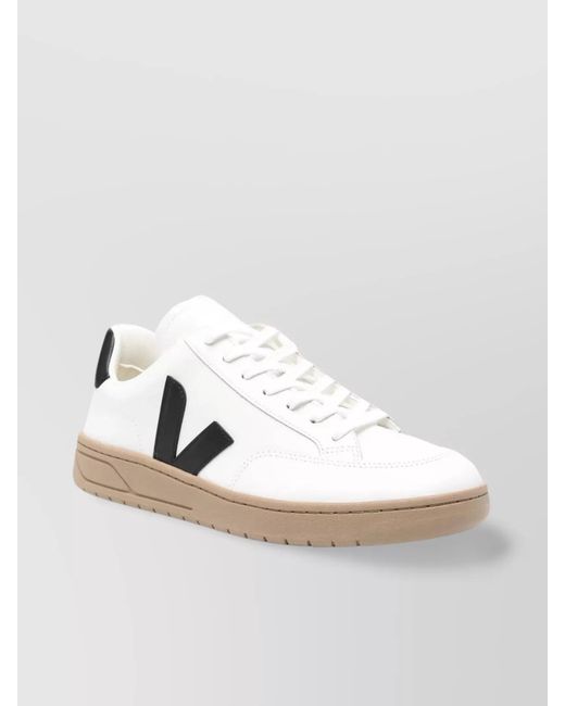 Veja Metallic Leather Low-Top Sneakers