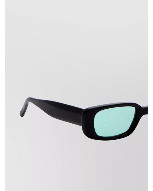 Our Legacy Metallic Rectangular Frame Sunglasses With Lenses for men