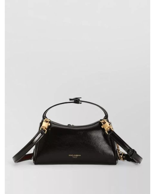 Dolce & Gabbana Multicolor Vittoria Calfskin Leather Crossbody Bag