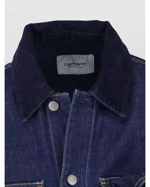 Carhartt Blue Denim Jeans for men