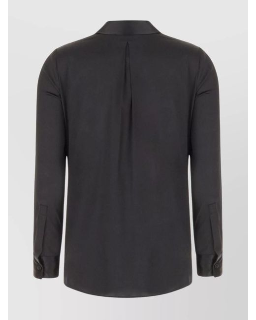 Elisabetta Franchi Blue Silk Blouse