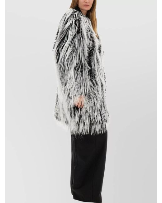 Sportmax Black Virgin Wool Wide-Leg Trousers