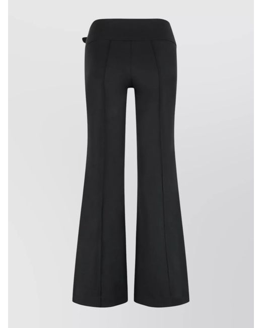 Versace Jeans Couture Blue High-Rise Flared Trousers