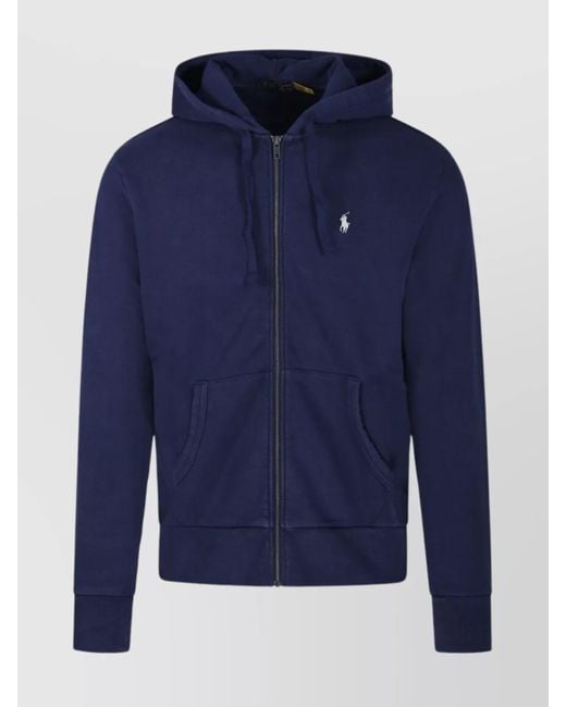 Ralph Lauren Blue Cotton Sweatshirt for men