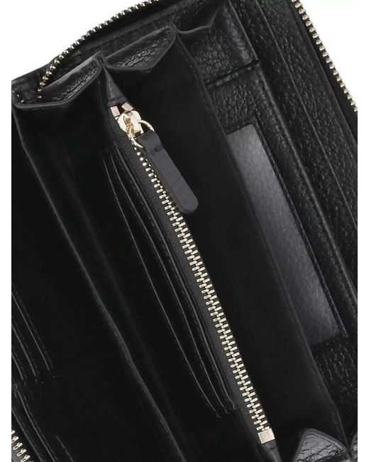 Coccinelle Gray Leather Wallet