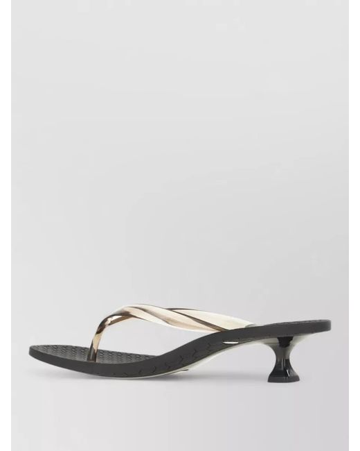Tory Burch Multicolor Two-Tone Rubber Sandals