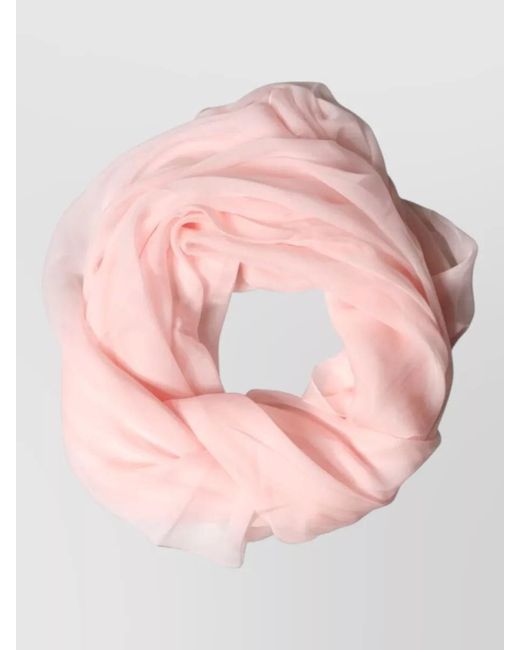 Dolce & Gabbana Pink Silk Stole Neck Wrap Shawl Scarf for men