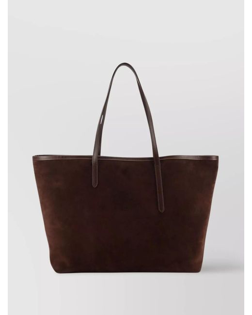 Atp Atelier Brown Suede Leather Shoulder Bag