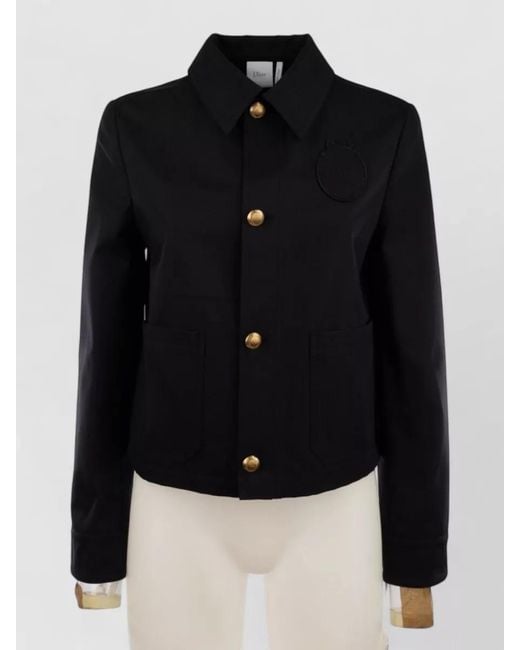Dior Black Single-Breasted Coat