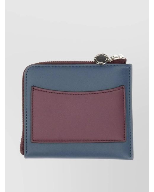 Stella McCartney Blue Zipped Wallet