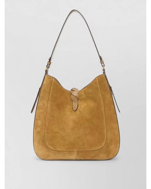 Isabel Marant Natural Altay Suede Hobo Shoulder Bag Gusset