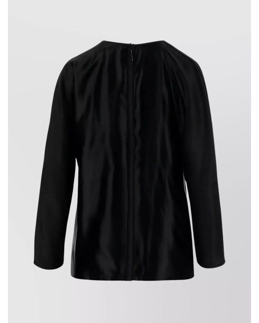 Giorgio Armani Black Silk Blouse