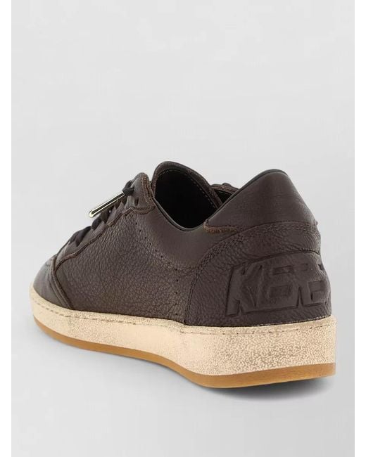 Golden Goose Deluxe Brand Black Ball Star Low Top Sneakers Textured Sole for men