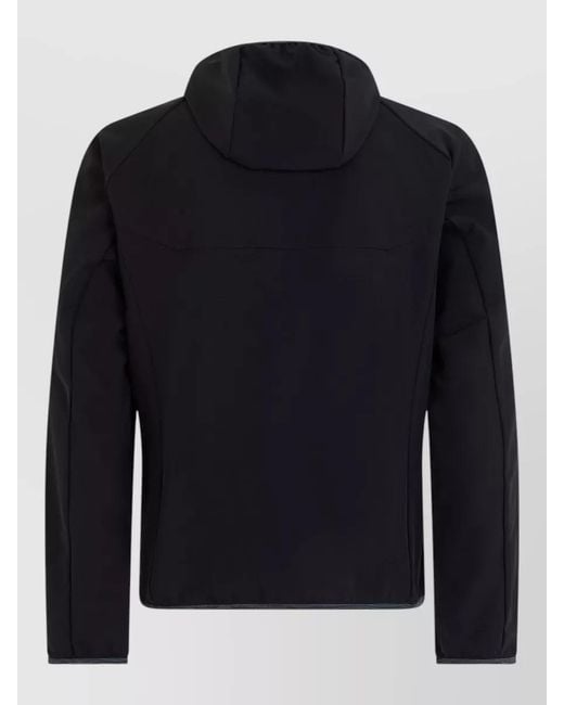 Boss Blue Hooded Waterproof Jacket for men