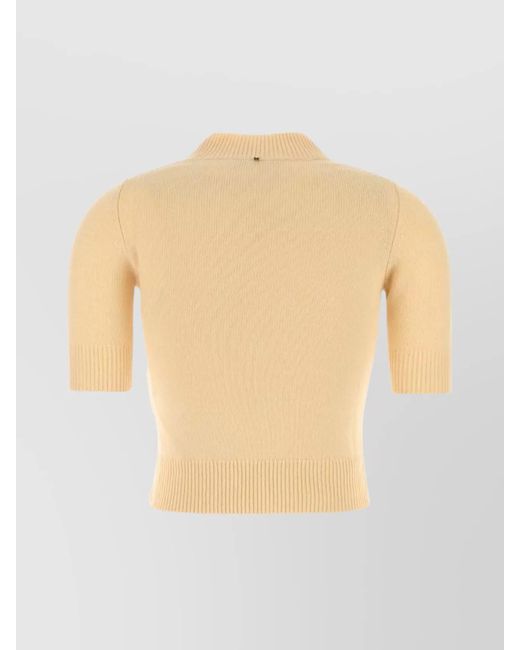 Sportmax White Cashmere Wool Sweater