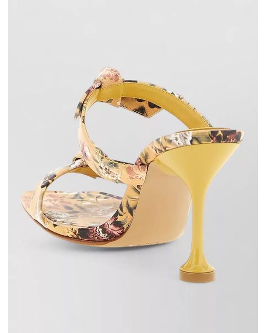 Alexandre Birman Metallic Leather Clarita Sandals