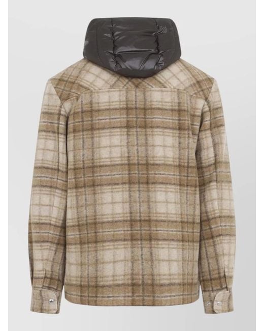 Moncler Brown Shirt Jacket for men