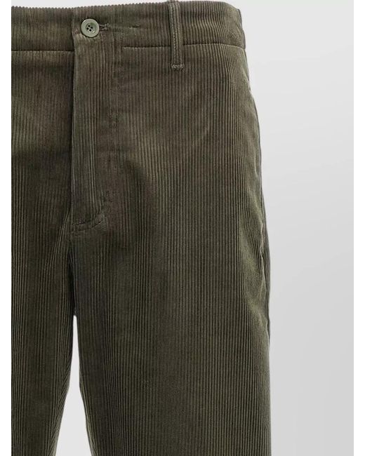 Department 5 Green Off Tailored Pants Belt Loops Pockets for men