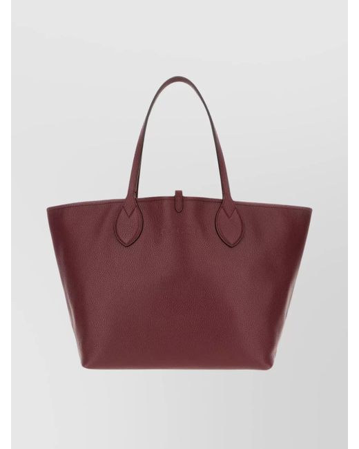 Gucci Red Reversible Shopping Tote Dual Top Handles
