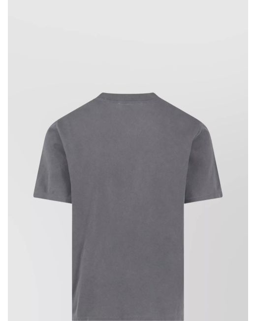 Our Legacy Gray Cotton Boxy Crew Neck T-Shirt for men