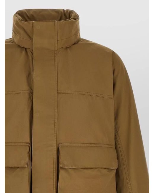 Lemaire Natural Cotton Hooded Parka for men