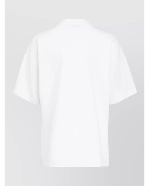 Alaïa Black Cotton Boxy T-Shirt