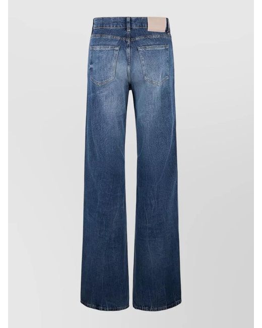 Our Legacy Blue Vienna High Waist Wide Leg Jeans for men
