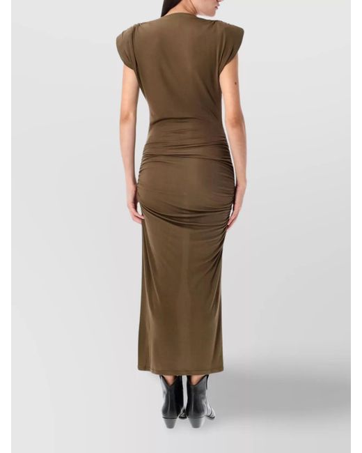 Isabel Marant Green Modal Midi Dress