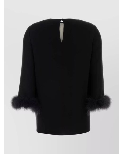 Valentino Garavani Black Silk Blouse