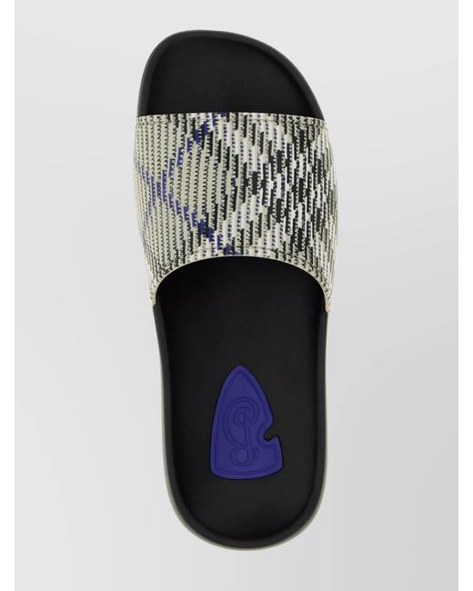 Burberry Multicolor Check Sandals for men