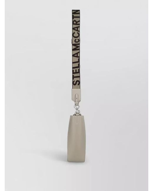 Stella McCartney Gray Stella Logo Crossbody Bag