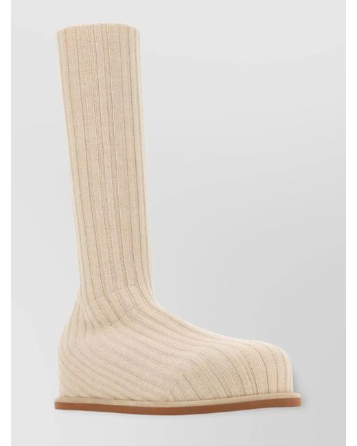 AMINA MUADDI Natural Fabric Boots