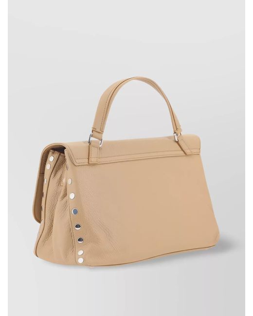 Zanellato Natural Calfskin Postina Daily Small Shoulder Bag
