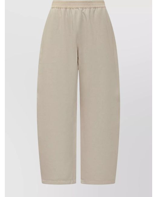 Studio Nicholson Natural Virgin Wool Straight-Leg Trousers