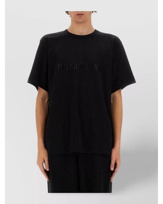 Helmut Lang Black Logo T-Shirt for men