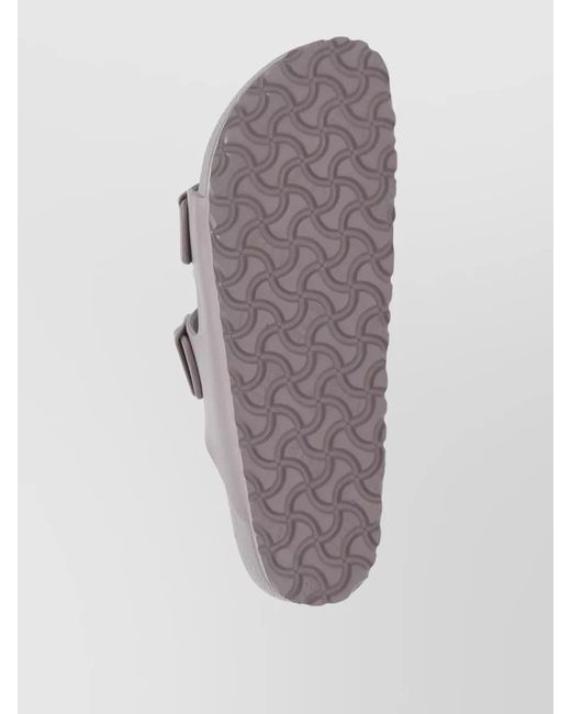 Birkenstock Gray Flat Sandals Narrow Fit Open Toe