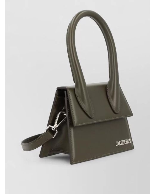 Jacquemus Green Le Chiquito Leather Cross-Body Bag