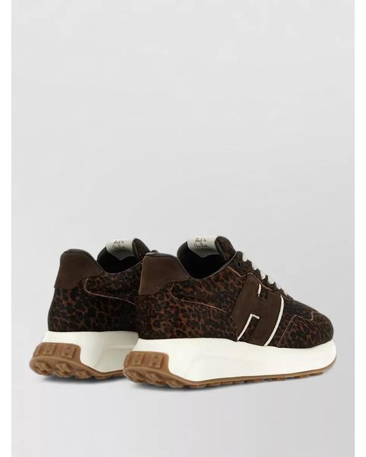 Hogan Multicolor H641 Pony Effect Leather Retro Sneakers