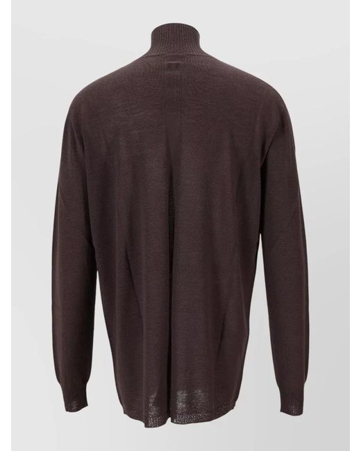Rick Owens Multicolor Wool Oversized Turtleneck Jumper for men