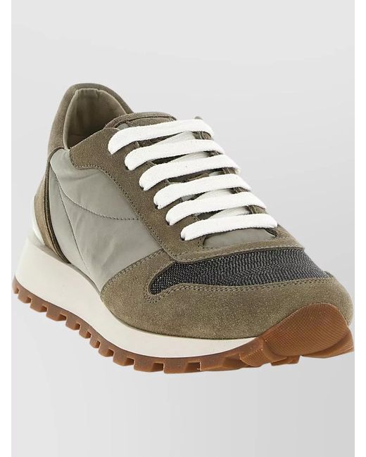 Brunello Cucinelli Multicolor Low-Top Sneakers