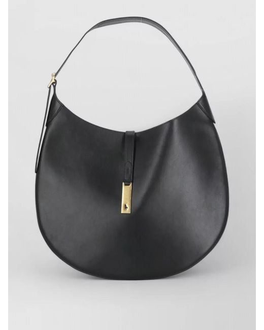 Ralph Lauren Black Leather Shoulder Bag
