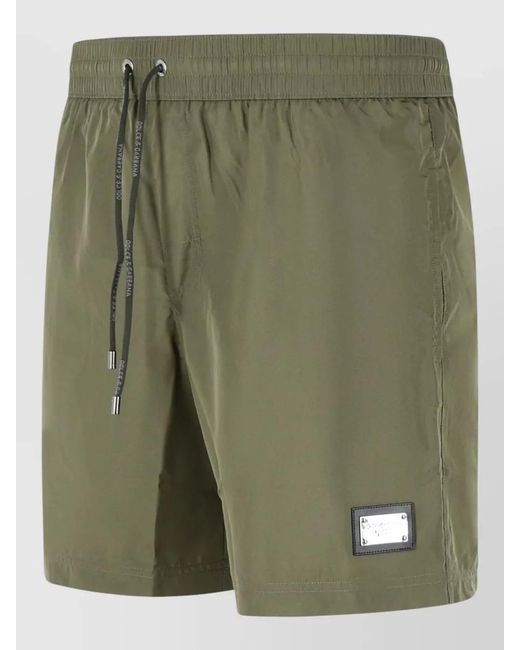 Dolce & Gabbana Green Swim Shorts for men